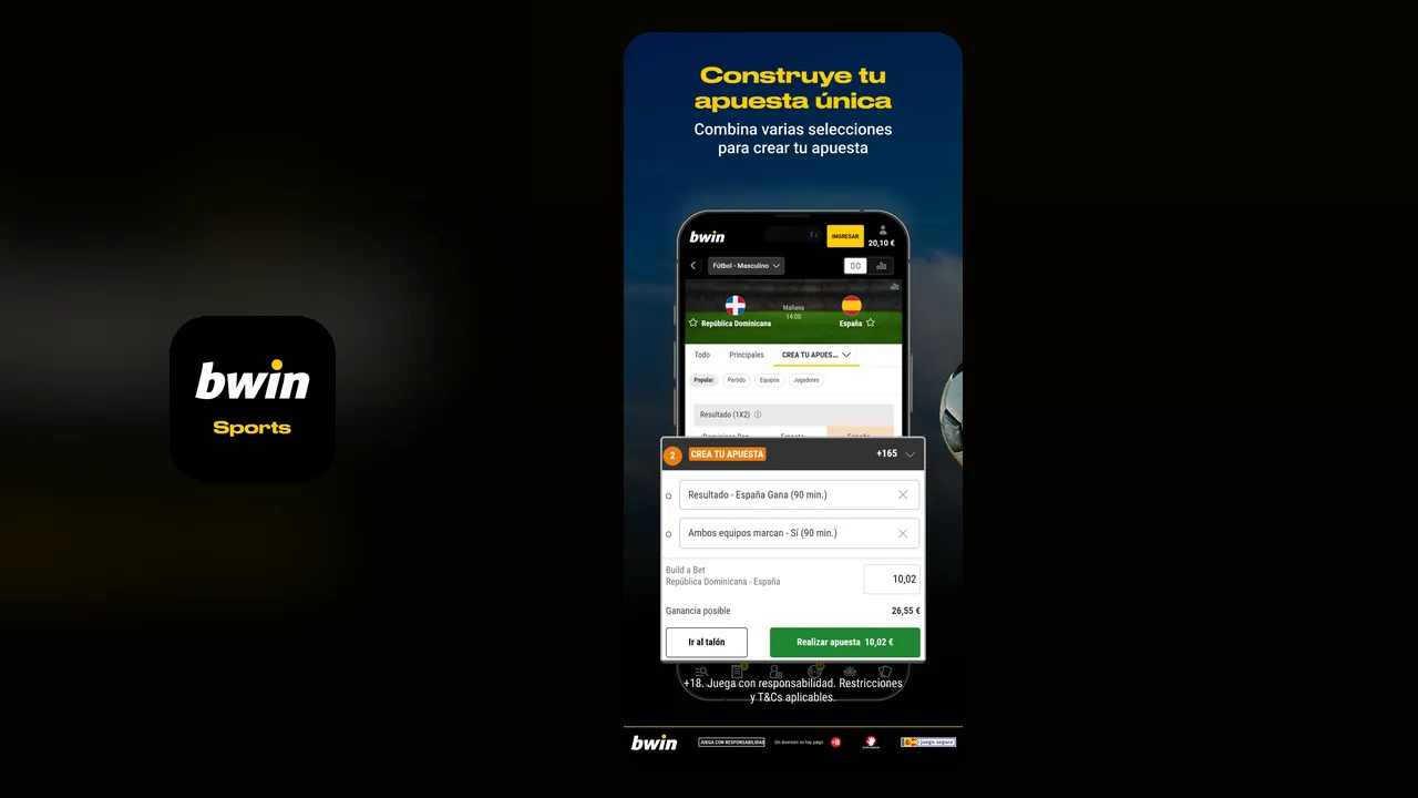 La app de Bwin en la App Store española