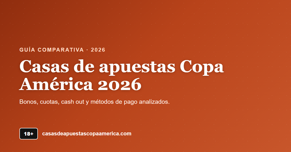 Casas de apuestas Copa América